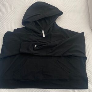 Fablectics Black Hoodie with Front Pocket